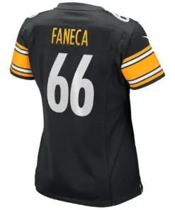Alan Faneca Pittsburgh Steelers Nike Women's Game Retired Player Jersey - Black - Image 4