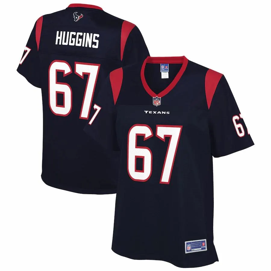 Albert Huggins Houston Texans NFL Pro Line Women's Team Player Jersey - Navy