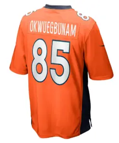 Albert Okwuegbunam Denver Broncos Nike Game Jersey - Orange - Image 4