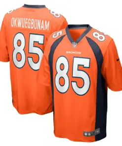 Albert Okwuegbunam Denver Broncos Nike Game Jersey - Orange