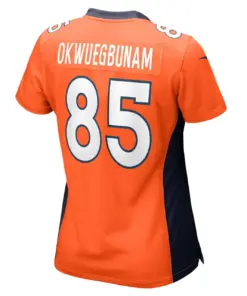 Albert Okwuegbunam Denver Broncos Nike Women's Game Jersey - Orange - Image 4