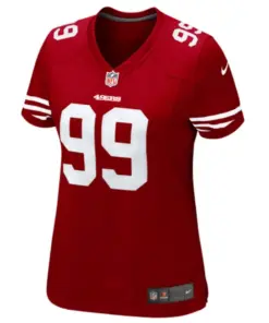 Alternative view of Aldon Smith San Francisco 49ers Nike Women's Limited Jersey - Red