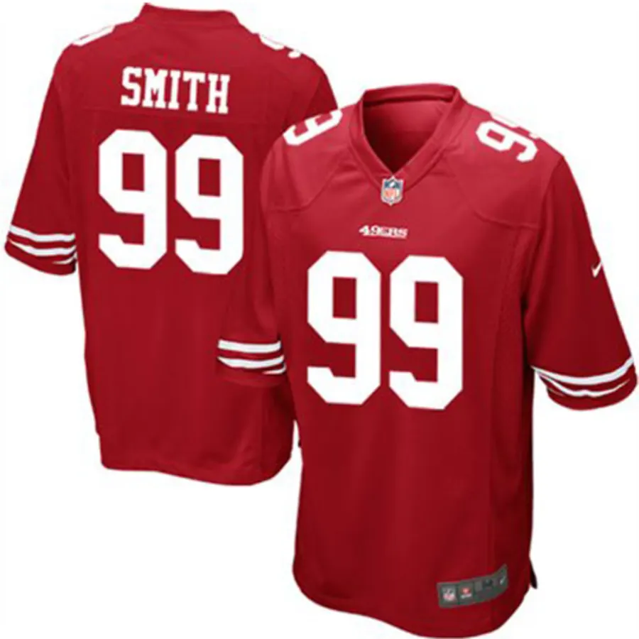 Aldon Smith San Francisco 49ers Nike Youth Team Color Game Jersey - Scarlet