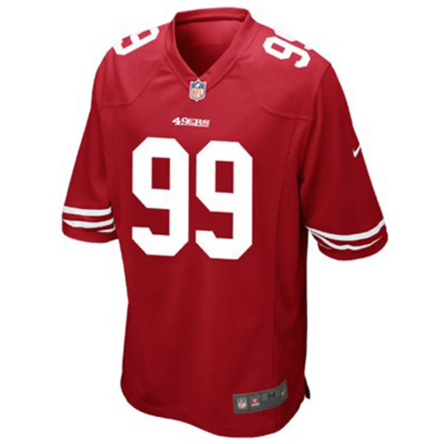 Aldon Smith San Francisco 49ers Nike Youth Team Color Game Jersey - Scarlet - Image 2
