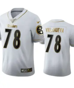 Alejandro Villanueva Pittsburgh Steelers Nike 100th Season Golden Edition Jersey - White