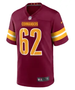 Alex Akingbulu Washington Commanders Nike Game Player Jersey - Burgundy - Image 3