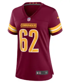 Alex Akingbulu Washington Commanders Nike Women's Game Player Jersey - Burgundy - Image 3