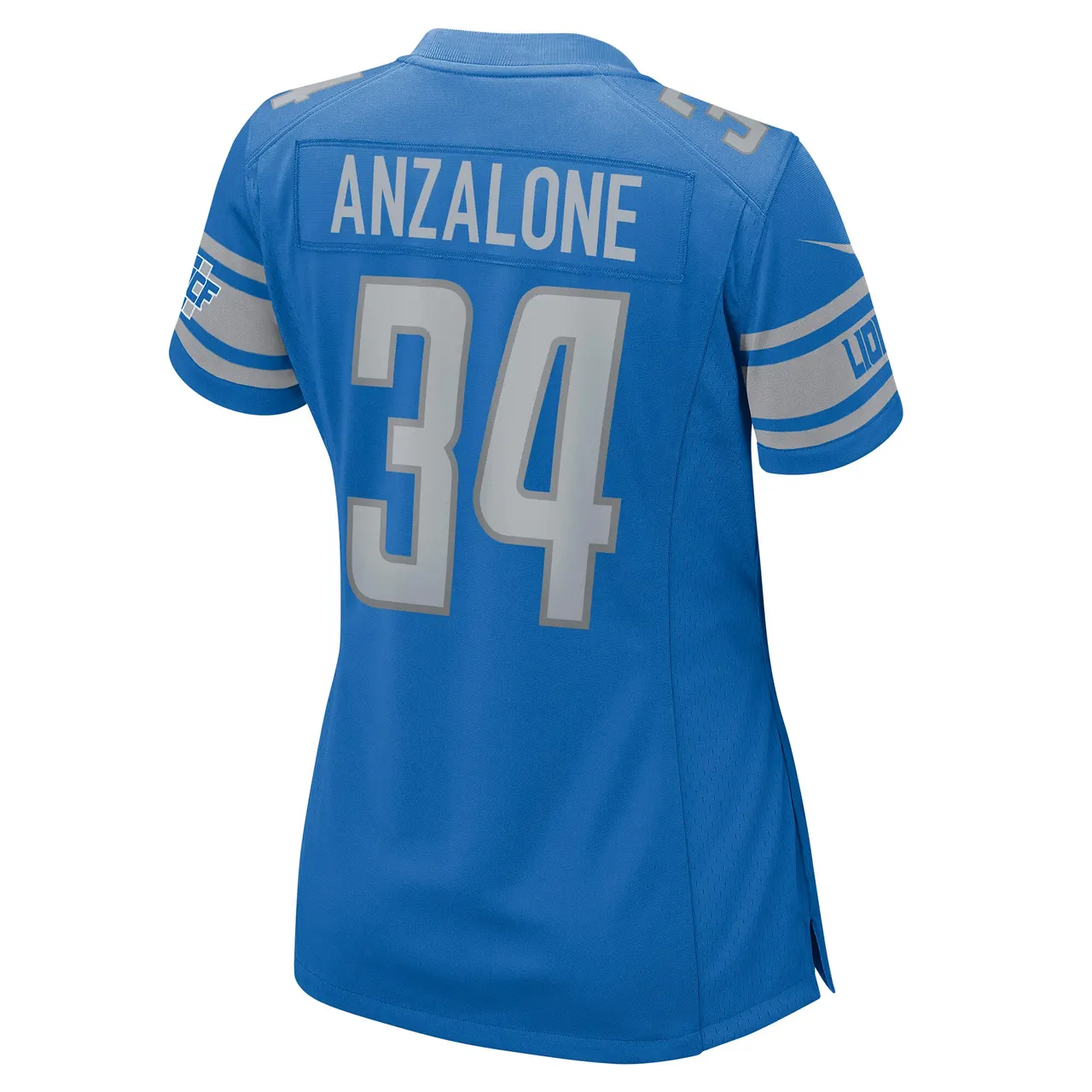 Alex Anzalone Detroit Lions Nike Women's Game Jersey - Royal Blue - Image 4