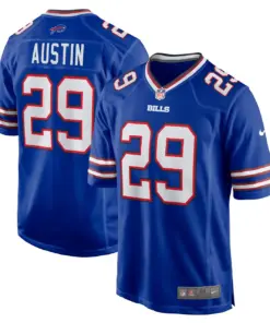 Alternative view of Alex Austin Buffalo Bills Nike Home Game Jersey - Royal Blue