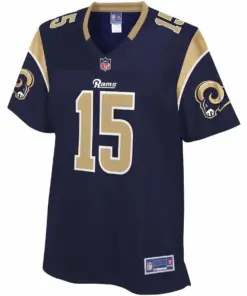 Alternative view of Alex Bachman Los Angeles Rams NFL Pro Line Women's Team Player Jersey - Navy