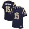 Alex Bachman Los Angeles Rams NFL Pro Line Women's Team Player Jersey - Navy