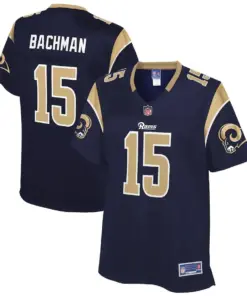 Alex Bachman Los Angeles Rams NFL Pro Line Women's Team Player Jersey - Navy