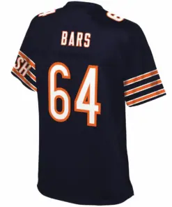 Alex Bars Chicago Bears NFL Pro Line Women's Team Player Jersey - Navy - Image 3