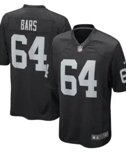 Alex Bars Las Vegas Raiders Nike Game Player Jersey - Black