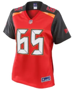 Alternative view of Alex Cappa Tampa Bay Buccaneers NFL Pro Line Women's Player Jersey - Red