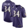 Alex Collins Baltimore Ravens Nike Game Jersey - Purple