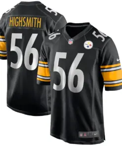 Alternative view of Alex Highsmith Pittsburgh Steelers Nike Game Jersey - Black