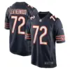 Alex Leatherwood Chicago Bears Nike Game Player Jersey - Navy