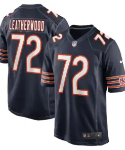 Alex Leatherwood Chicago Bears Nike Game Player Jersey - Navy