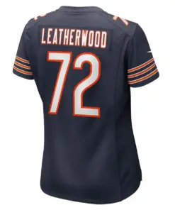 Alex Leatherwood Chicago Bears Nike Women's Game Player Jersey - Navy - Image 4