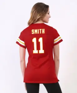 Alex Smith Kansas City Chiefs Nike Women's Game Jersey - Red - Image 3