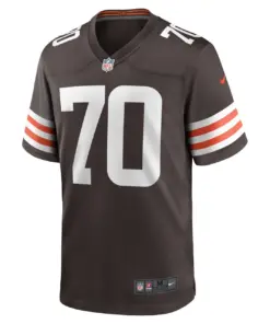 Alex Taylor Cleveland Browns Nike Team Game Player Jersey - Brown - Image 3