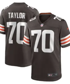 Alex Taylor Cleveland Browns Nike Team Game Player Jersey - Brown