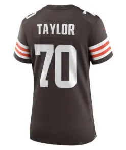 Alex Taylor Cleveland Browns Nike Women's Team Game Player Jersey - Brown - Image 4