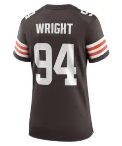 Alex Wright Cleveland Browns Nike Women's Game Player Jersey - Brown - Image 4