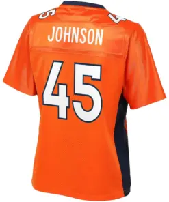 Alexander Johnson Denver Broncos NFL Pro Line Women's Player Jersey - Orange - Image 3