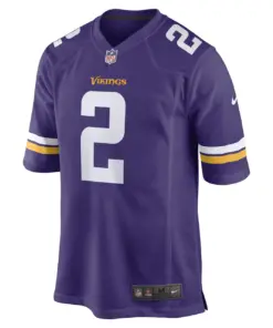 Alexander Mattison Minnesota Vikings Nike Game Player Jersey - Purple - Image 3