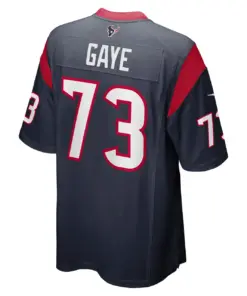 Ali Gaye Houston Texans Nike Team Game Jersey - Navy - Image 4