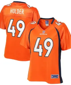 Alijah Holder Denver Broncos NFL Pro Line Women's Team Player Jersey - Orange