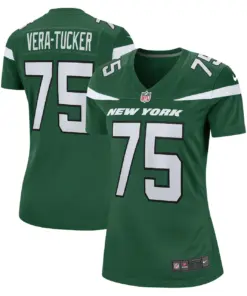 Alternative view of Alijah Vera-Tucker New York Jets Nike Women's Game Player Jersey - Gotham Green