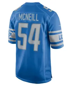 Alim McNeill Detroit Lions Nike Game Jersey - Royal Blue - Image 4