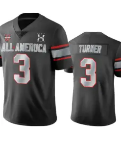 Turner Dallas Cowboys Under Armour 2021 All-America Game Jersey - Anthracite