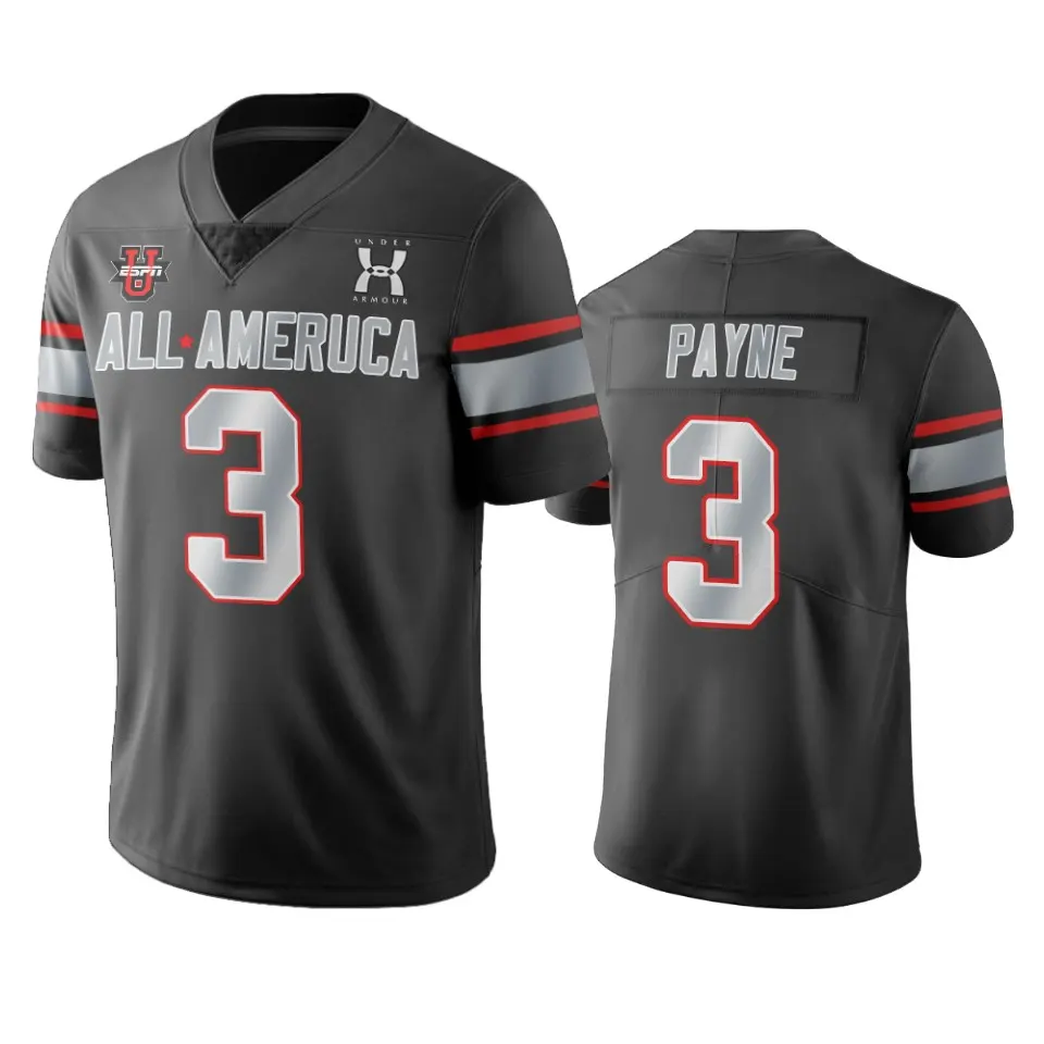 Damon Payne Under Armour 2021 All-America Game Jersey - Anthracite