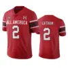 J.C. Latham Under Armour 2021 All-America Game Jersey - Red