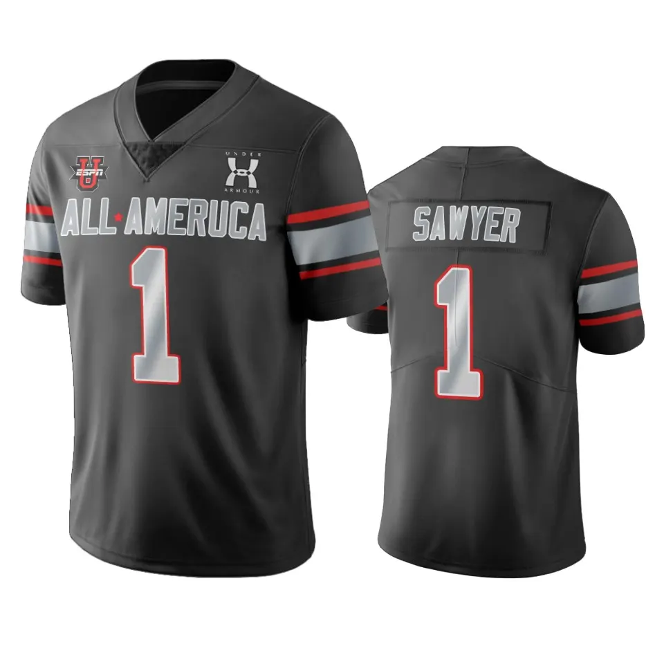 Jack Sawyer Under Armour 2021 All-America Game Jersey - Anthracite