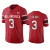 Keeshawn Silver Under Armour 2021 All-America Game Jersey - Red