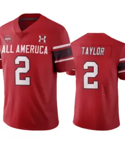 Leonard Taylor Under Armour 2021 All-America Game Jersey - Red