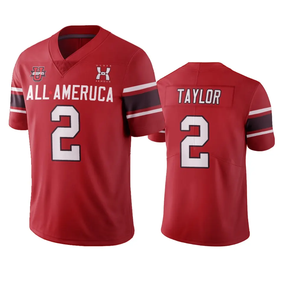 Leonard Taylor Under Armour 2021 All-America Game Jersey - Red