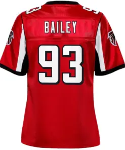 Allen Bailey Atlanta Falcons NFL Pro Line Women's Player Jersey - Red - Image 3