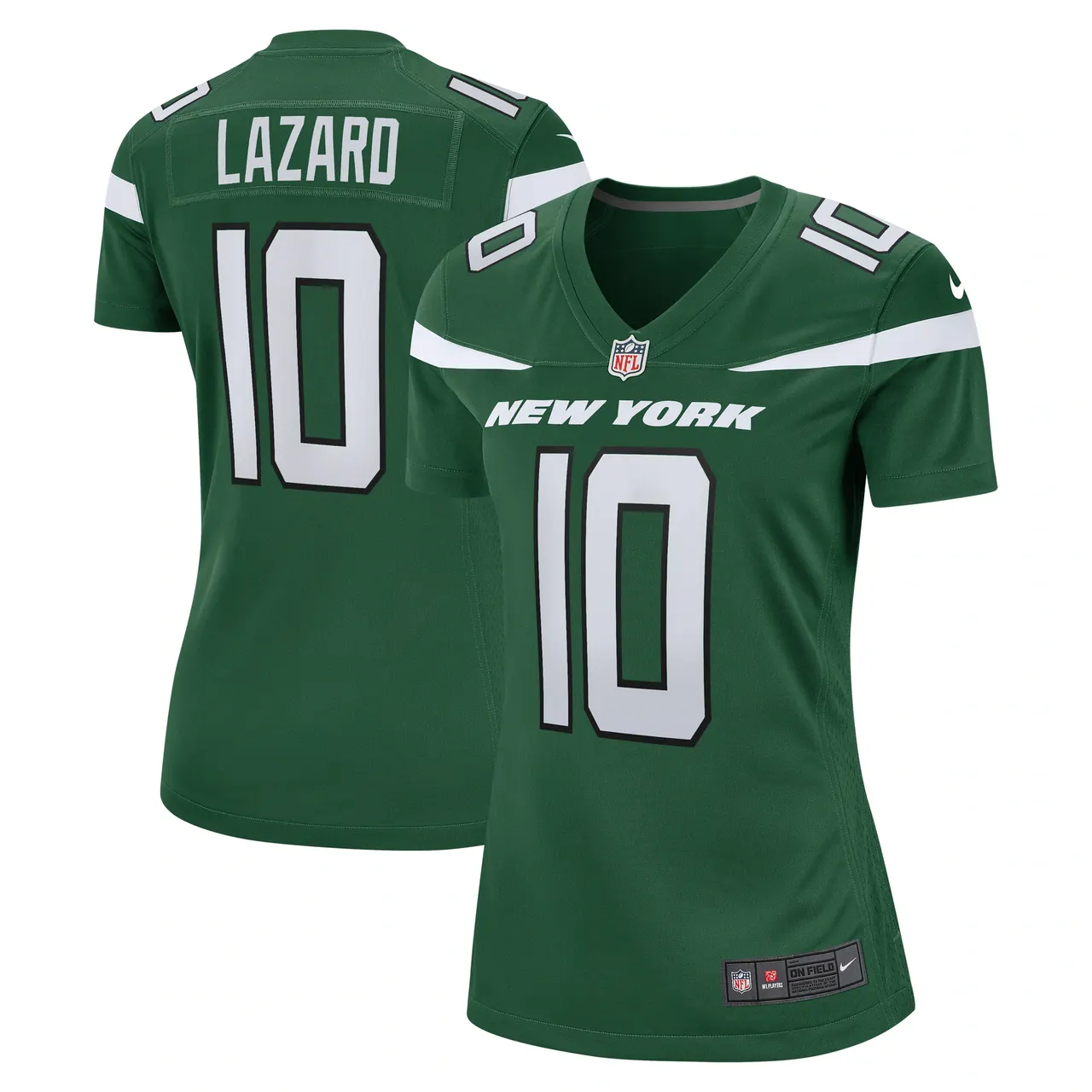 Allen Lazard New York Jets Nike Women's Game Player Jersey - Gotham Green - Image 2