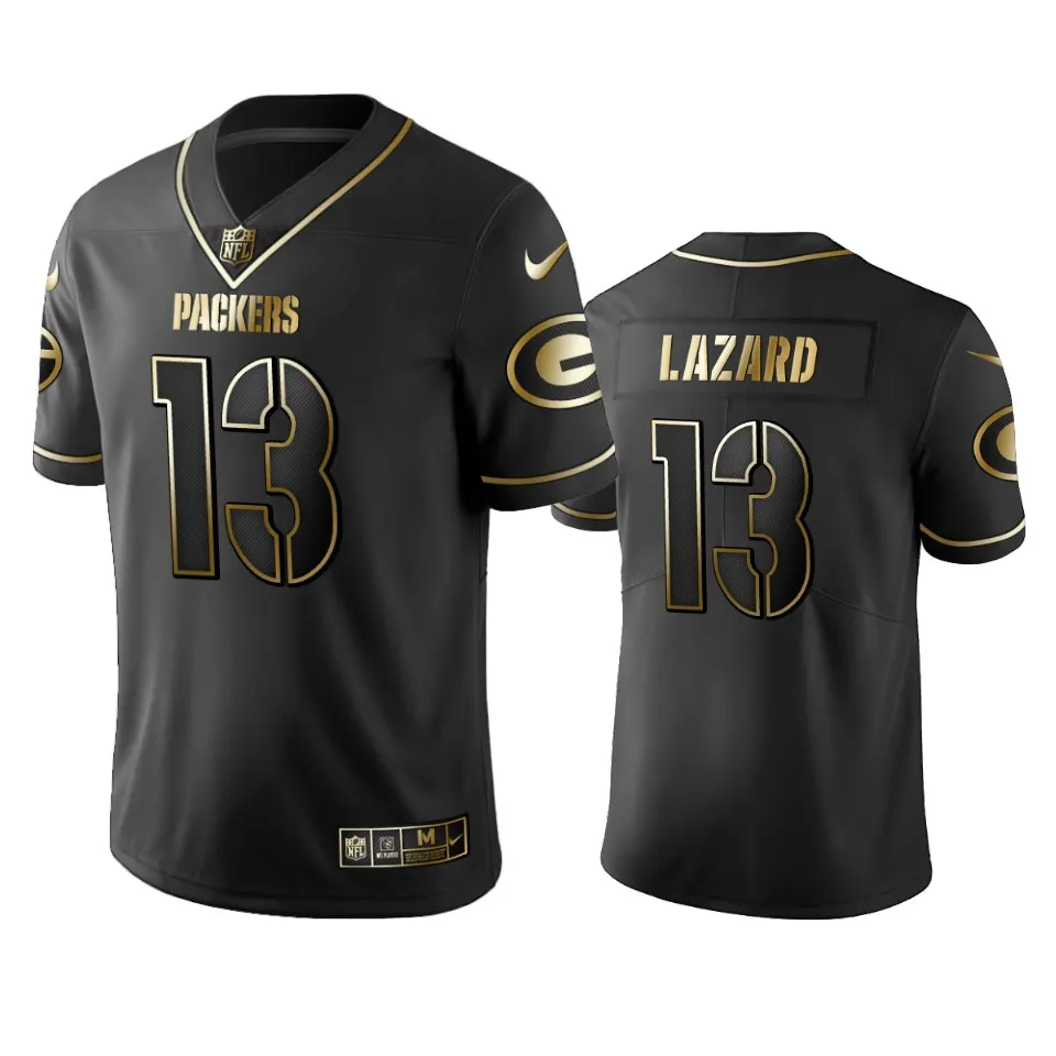 Allen Lazard Green Bay Packers Nike Golden Edition Limited Jersey - Anthracite