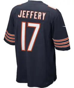 Alshon Jeffery Chicago Bears Nike Youth Team Color Game Jersey - Navy Blue - Image 3