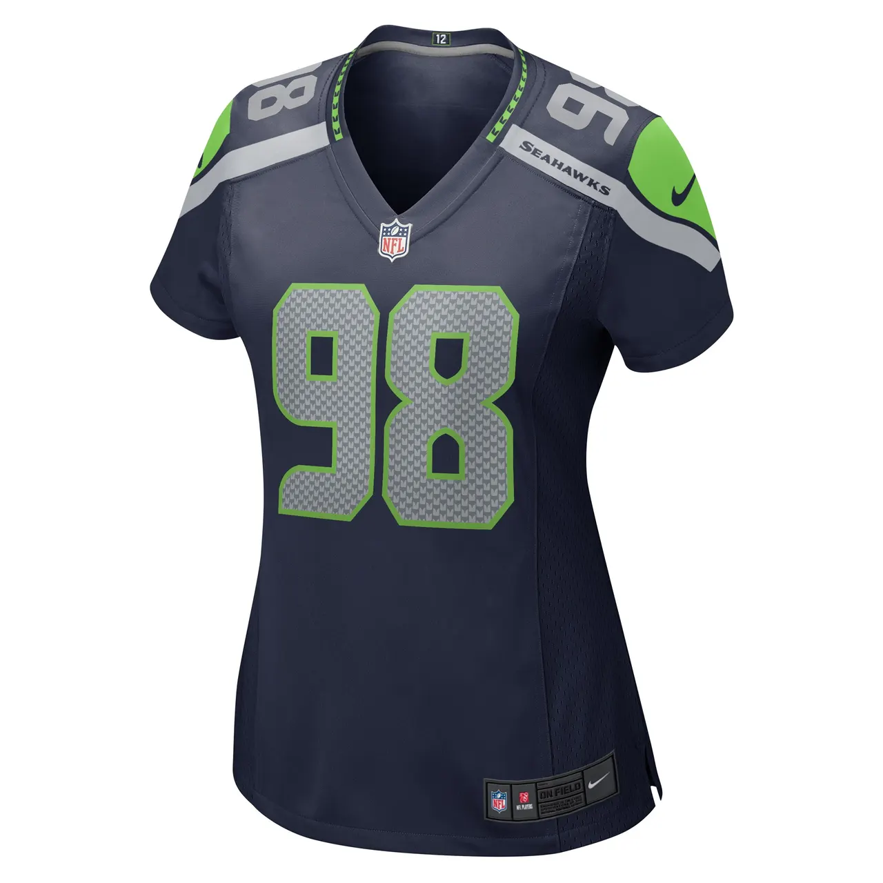 Alton Robinson Seattle Seahawks Nike Women's Game Jersey - College Navy - Image 3