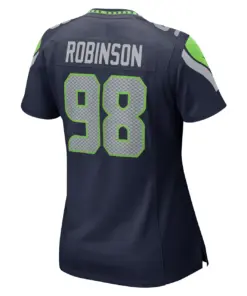 Alton Robinson Seattle Seahawks Nike Women's Game Jersey - College Navy - Image 4