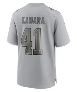 Alvin Kamara New Orleans Saints Nike Atmosphere Fashion Game Jersey - Gray - Image 4
