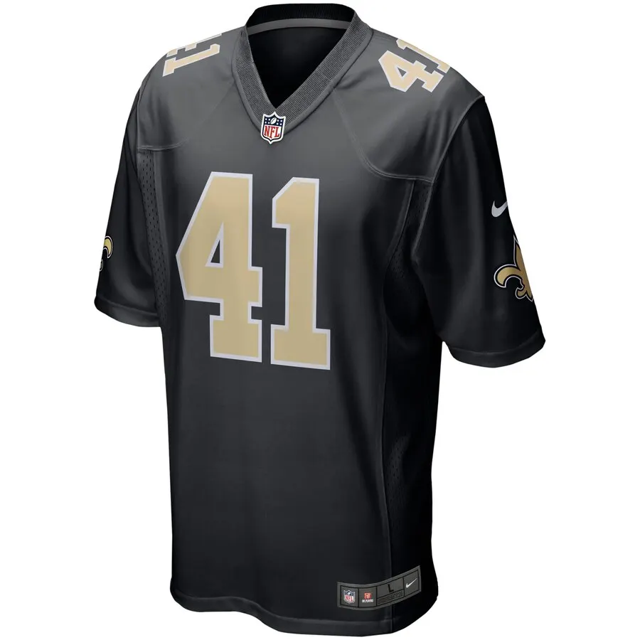 Alvin Kamara New Orleans Saints Nike Event Game Jersey - Black - Image 2